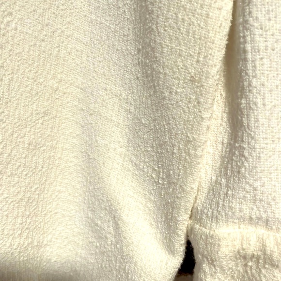 Madewell Cream boucle crossover top - Picture 3 of 4